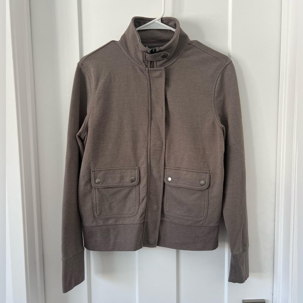 Banana Republic  |  Sweatshirt Bomber Jacket